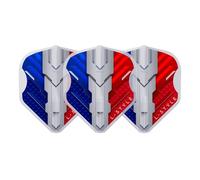 L-Style L1 EZ V-Series V1 France Type B Clear White - Ailettes de fléchettes