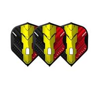L-Style L1 Pro V-Series Belgium Black V1 - Ailettes de fléchettes