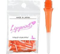 L-Style Lip Grip Point Twotone - Deux Tons Orange 30 Pièce Fléchettes Dentelle