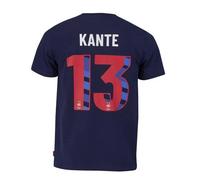 L - T-Shirt - Fff - Kanté - Bleu - Manches Courtes - Coton Respirant Multicolore