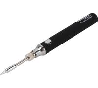 L?ten Eisen Kit Stylo ? souder ?lectronique sans fil USB rechargeable temp?rature r?glable Outil de chauffage rapide pour fil DIY Noir