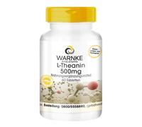 L-théanine 500 mg - 60 comprimés, adaptogène, à haute dose | Avertissez les s...