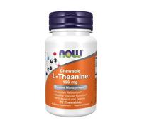 L-théanine NOW, 100 mg (90 comprimés à croquer)
