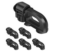 L-Track Lot de 6 raccords d'arrimage à Double Goujon | Utilisé avec Rail de Rail en L pour lit de Camion, contrôle de Cargaison de remorque, Pickup, Camping-Car, VTT, roulement en Acier Robuste de 2