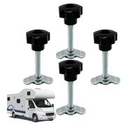L Track Rail, Lug Threaded Stud Nut Fitting, Ergonomic Tie-Down Mounting Kit, Heavy-Duty Replacement Accessory for Car Truck Garage Airplane Storage Warehouse Organization