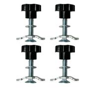L Track Rail, Lug Threaded Stud Nut Fitting, Sturdy Aluminum Alloy Construction, Ergonomic Tie Down Anchors Accessory for Trucks, Cars, Garages, Airplanes, Warehouses, Cargo Securing Systems