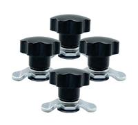 L Track Tie Down, Threaded Stud Lug, Fitting with Ergonomic Design 2 Inches, Compact and Reusable, Rail Point for Trucks, Car, Garage, Airplane, Warehouse, Workshop, Silver