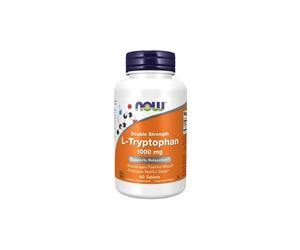 L-Tryptophane, Double Concentration 1000 mg 60 Comprimés Now Foods