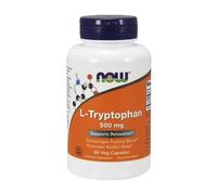L-tryptophane NOW, 500 mg (60 gélules)