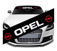L&U Pare-Brise Car Styling Pare-Soleil Avant Bannière réfléchissant Autocollant, 130x21cm,for Opel
