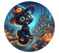 L’Ultime Fantaisie 1000 Pièces Puzzle Rond La sorcière Adultes Et Enfants Célébrités Unique Activité Familiale 1000pcs (67.5x67.5cm)