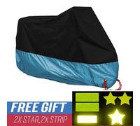 L Vient 1800mm-2000mm - Cubierta Impermeable Para Motocicletas,Protección Solar Uv, Contra La Lluvia Y El Polvo, También Sirve Para Bicicletas - Bleu Clair