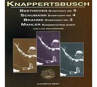 L.West; Dresden, Berliner Phil. 195 - beethoven : symphonie n°5 op.67 - schumann : symphonie n°4 op.120 - brahms : symphonie n°3 op.90 - m