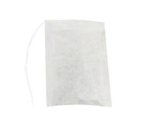 (L,white)300 Pcs Disposable Heat-Resistant Tea Bags with Drawstring - Food Grade Herbal Loose Leaf Tea Infuser Empty Bags for Brewing