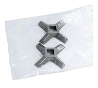 L-Yune, 2pcs Couteau de meuleuse à la Viande 8# Pièces de Rechange de la Lame Mincer Pièces de Rechange for Bosch MFW66020 for Zelmer 886.8 986.8 for Moulinex HV8 HV9 HV9 HV10