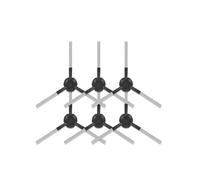 L10s Ultra Gen 2 Accessoires de rechange pour aspirateur robot Dreame L10s Ultra Gen 2/L30s Ultra, brosses en caoutchouc, tampons en tissu, brosses latérales, filtres, sacs à poussière de rechange (6