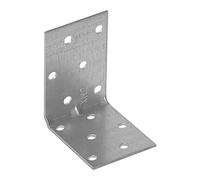 L11ABC Lot de 10 équerres perforées très résistantes en acier avec renforts d'angle en métal renforcé pour réparation KMP4 60 mm x 60 mm x 40 mm