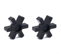 L150 Paire d'inserts en caoutchouc uréthane flexible pour raccord à mâchoire L Convient pour convoyeur industriel et systèmes de pompe