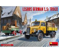 L1500s German 1,5t Camion 1:3 5 Plastique Model Kit Miniart