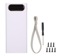 L16 16x18650 Diy Power Bank 2 BoîTier De Batterie De Sortie Usb Avec éCran Lcd Et Port D'entréE Micro Type C Blanc