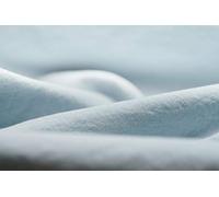 L1NK STUDIO Drap Plat uni pour lit 135/150 cm (240X280cm) 100% Coton (Percale 200 Fils) Baby Blue