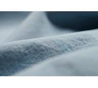 L1NK STUDIO Drap Plat uni pour lit 90 cm (160X280cm) 100% Coton (Percale 200 Fils) Sky