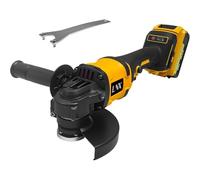 L1NXIXI Meuleuse d'angle sans fil de 11,4 cm pour batterie Dewalt 20 V MAX, moteur sans balais 8500 tr/min avec contrôle de 3 vitesses, idéal pour couper, meuler et polir (batterie non incluse)
