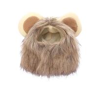 L1W0 Perruque de lion pour chat - Accessoires mignons et drôles pour animaux de compagnie de petite et moyenne taille - Accessoires de décoration pour chat