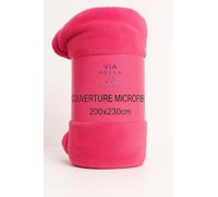 L22G Couverture Polaire 200 x 230 cm - Plaid pour Canapé - Couverture Polaire Epaisse, Moelleuse, Douce Et Chaude - Haute Qualité (Rose)