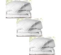 L22G Lot de 3 Couettes de 220x240 cm - Chaude et Légère - 380 g/m² - Confort Moelleux - Respirante - Idéale pour l’Hiver et la Mi-Saison (3 couettes de 220x240 cm)