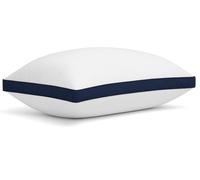 L22G Oreillers de lit à Soufflets Lot de 2 Premium 50x70 cm, Respirant et Moelleux, pour Toutes Positions de Sommeil Dormir sur Le Dos, Le Ventre ou Le côté -Bleu Marine (1)