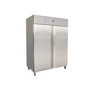 L2G - Armoire Réfrigérée Positive - INOX à Économie d'Énergie / -2°C/+8°C - 2 Portes Pleines - 1300L