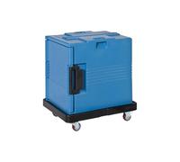 L2G - Conteneur Isotherme GN1/1 avec Roulettes - Double Paroi Anti-Choc, Maintien Température Optimale, 12 Niveaux d'Organisation, Facile à Transporter