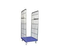 L2G Roll Container en INOX avec Base Plastique - Solution Robuste et Pratique pour Le Transport et Le Stockage Professionnel