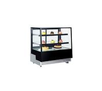 L2G - Vitrine De Présentation à Patisserie - 3 Étagères Vitrées Réglables Avec Éclairage LED - Dégivrage Automatique