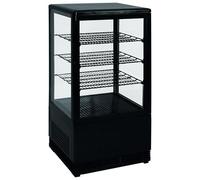 L2g Vitrine Réfrigérée Noire 68 Litres 0°C/+12°C