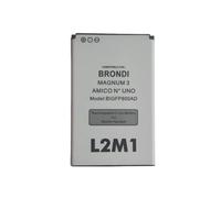 L2M1 Batterie pour Brondi Magnum 3 Téléphone portable Dual Sim Brondi Ami N°1 GSM Grandes Touches Modèle BIGFP800AD Rechargeable Li-ion Batterie BL-11AT 3,7 V 800 mAh 2,96 Wh