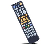 L336 Télécommande universelle d'apprentissage infrarouge pour Smart TV/VCR/SAT/CBL/STR-T/DVD/VCD/CD/HI-FI, pour toutes les marques Télécommande infrarouge 3 en 1 Contrôleur programmable L336