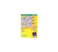 Avery Étiquettes L3415-100 Ø 40 mm Papier blanc 2400 pièces Fixation permanente Jet d'encre