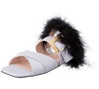 L37 HANDMADE SHOES Femme Été Indien Sandales, Lilas, 36 EU
