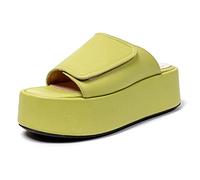 L37 HANDMADE SHOES Femme Head on My Shoulder Sandales, Vert, 36 EU