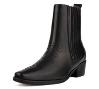 L37 HANDMADE SHOES Femme Mastermind Bottines à la Cheville, Noir, 36 EU