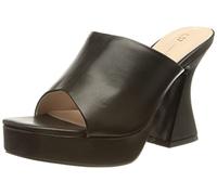 L37 HANDMADE SHOES Femme She's A Lady Sandales à Talons, Noir, 36 EU