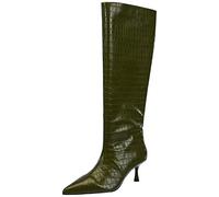 L37 HANDMADE SHOES Femme Somebody Told Me Bottes Hautes au Genou, Vert, 39 EU