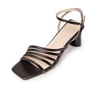 L37 HANDMADE SHOES Femme Summertime Magic Sandales à Talons, Noir, 38 EU