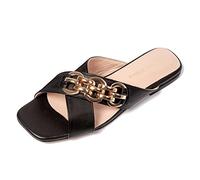 L37 HANDMADE SHOES Femme Sun of Jamaica Sandales, Noir, 35 EU