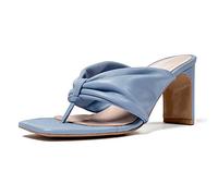 L37 HANDMADE SHOES Femme Susanna Sandales à Talons, Bleu, 36 EU