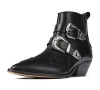 L37 HANDMADE SHOES Femme The Hero's Return Bottes Tendance, Noir, 38 EU