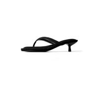 L37 HANDMADE SHOES Tongs ''COSTA BREEZE' noir, Taille 40