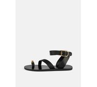 L37 HANDMADE SHOES Tongs 'OCEAN ODYSSEY' noir, Taille 40